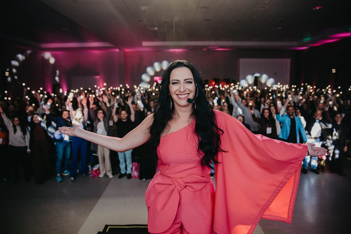 Fabiana Ziėlasko no palco do Método SER