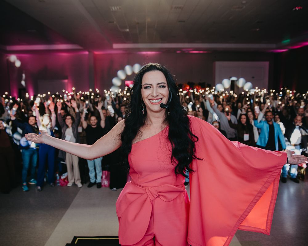 Fabiana Ziėlasko no palco do Método SER
